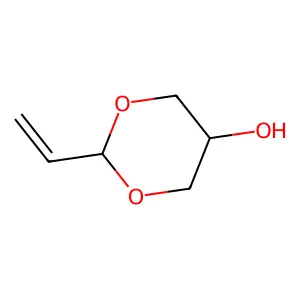 1,3-Dioxan-5-ol, 2-ethenyl-, cis- structure