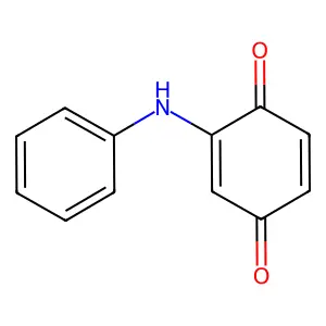 2-Anilinocyclohexa-2,5-diene-1,4-dione structure