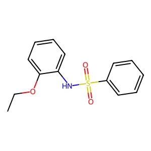 N-(2-ethoxyphenyl)benzenesulfonamide structure