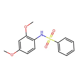 N-(2,4-dimethoxyphenyl)benzenesulfonamide structure