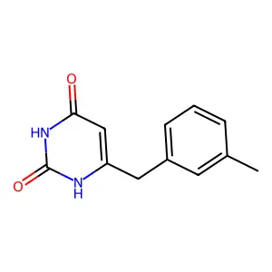 6-(3-Methylbenzyl)pyrimidine-2,4(1H,3H)-dione structure