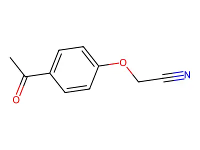 2-(4-Acetylphenoxy)acetonitrile structure