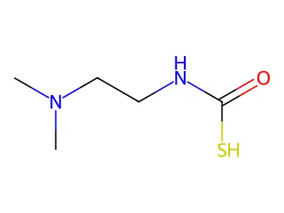 Carbamothioic acid, [2-(dimethylamino)ethyl]-(9CI) structure