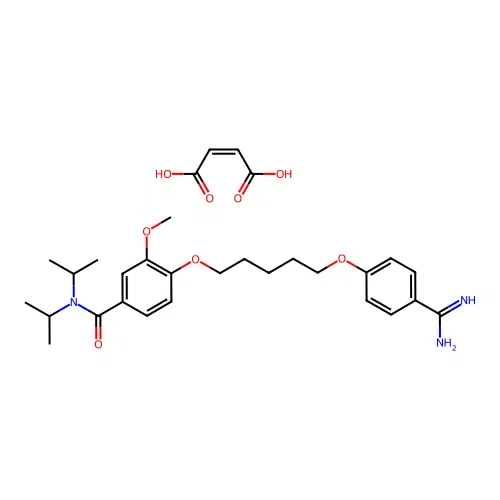 Moxilubant Maleate structure