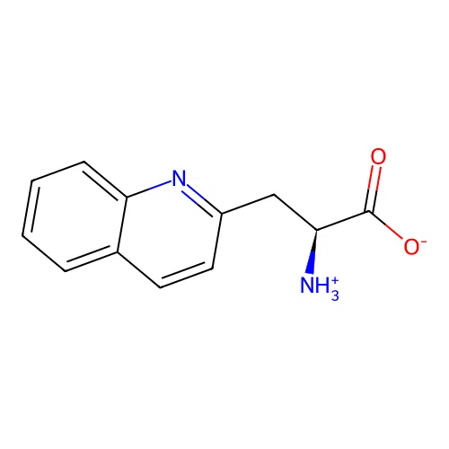 3-(2'-Quinolyl)-D-alanine structure