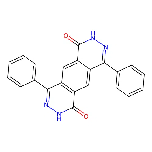 4,9-Diphenyl-2,7-dihydropyridazino[4,5-g]phthalazine-1,6-dione structure