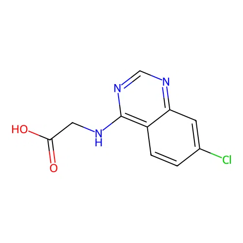 2-((7-Chloroquinazolin-4-yl)amino)acetic acid structure