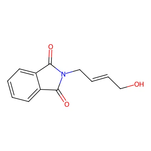 2-[(E)-4-hydroxybut-2-enyl]isoindole-1,3-dione structure