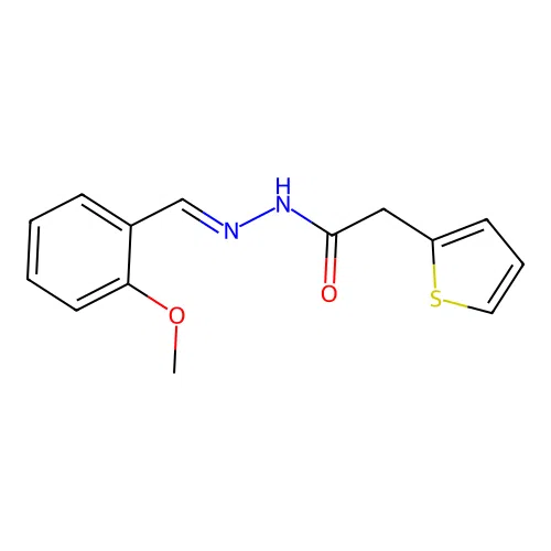 N'-(2-Methoxybenzylidene)-2-(2-thienyl)acetohydrazide structure