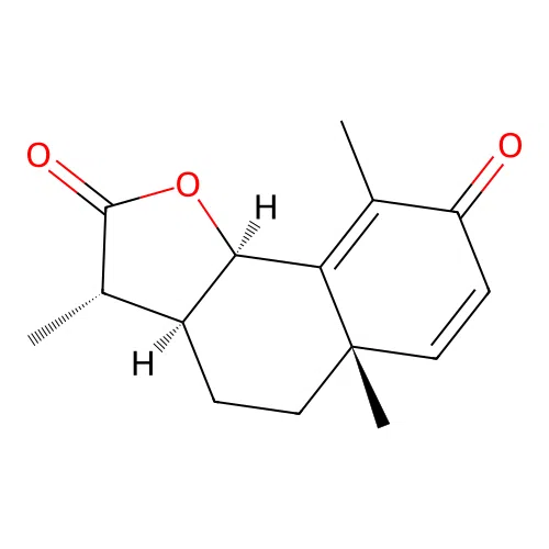 6,11-alpha(H)-Santonin structure