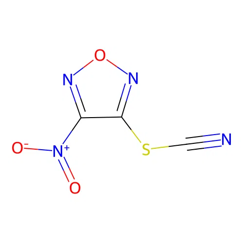 (4-Nitro(1,2,5-oxadiazol-3-yl))thiocarbonitrile structure