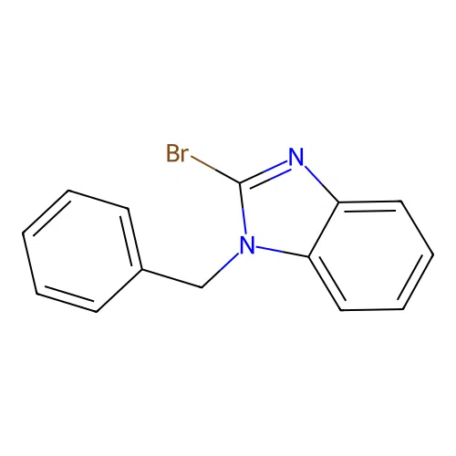 1-benzyl-2-bromo-1H-benzimidazole structure