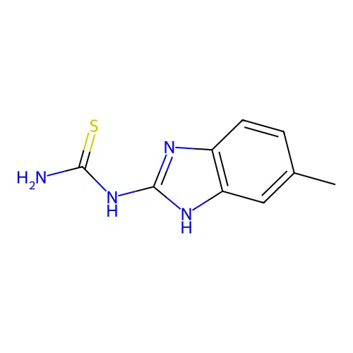 (6-methyl-1H-benzimidazol-2-yl)thiourea structure