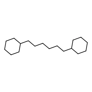 Hexane, 1,6-dicyclohexyl- structure