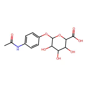 Acetaminophen Glucuronide structure