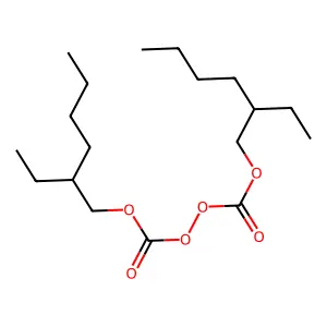 Peroxydicarbonic acid, C,C'-bis(2-ethylhexyl) ester structure