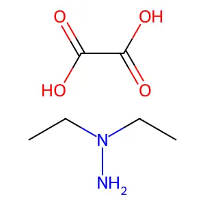 1,1-Diethylhydrazine oxalate structure