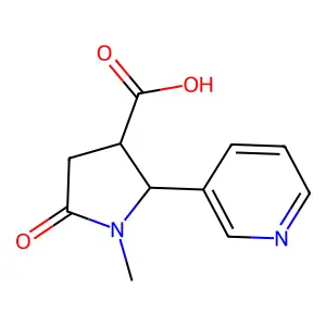 1-Methyl-5-oxo-2-(pyridin-3-yl)pyrrolidine-3-carboxylic acid structure