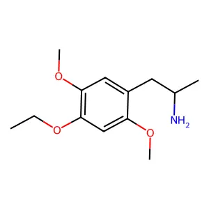 2,5-Dimethoxy-4-ethoxyamphetamine structure