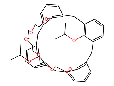 1,3-Diisopropoxycalix[4]arene crown-6 structure