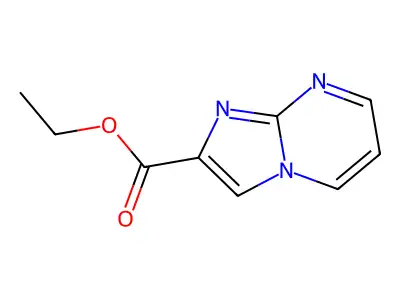 Ethyl imidazo(1,2-a)pyrimidine-2-carboxylate structure