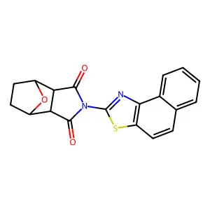 2-(Naphtho[1,2-d][1,3]thiazol-2-yl)hexahydro-1h-4,7-epoxyisoindole-1,3(2h)-dione structure
