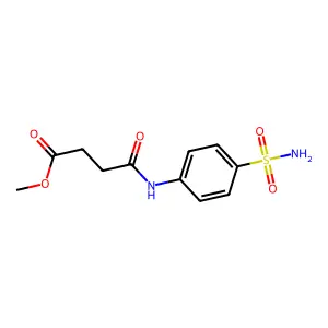 Methyl 4-oxo-4-(4-sulfamoylanilino)butanoate structure