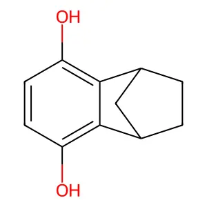 1,4-Methanonaphthalene-5,8-diol, 1,2,3,4-tetrahydro- structure