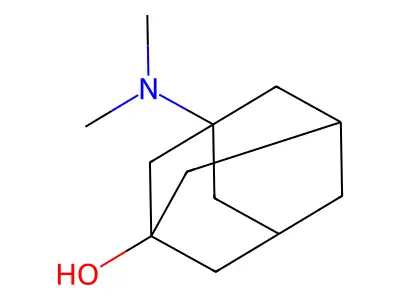3-(Dimethylamino)adamantan-1-ol structure