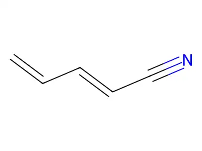 2,4-Pentadienenitrile structure
