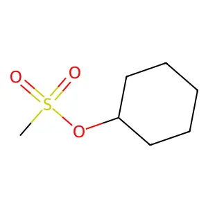 Cyclohexyl methanesulfonate structure