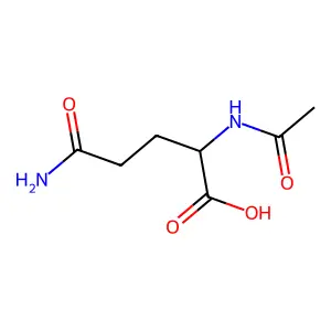 N(2)-acetyl-D-glutamine structure
