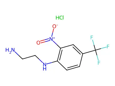 N1-(2-Nitro-4-(trifluoromethyl)phenyl)-1,2-ethanediamine structure