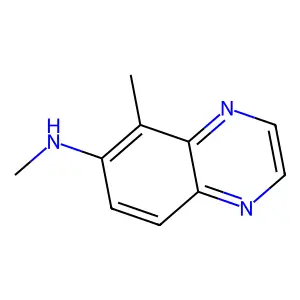 6-Quinoxalinamine, N,5-dimethyl- structure
