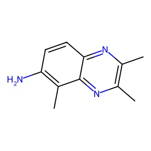 6-Quinoxalinamine, 2,3,5-trimethyl- structure