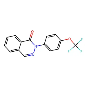 2-[4-(Trifluoromethoxy)phenyl]phthalazin-1-one structure