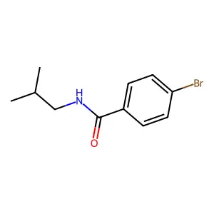 4-bromo-N-isobutylbenzamide structure