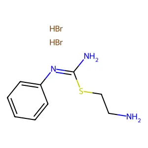 Pseudourea, 2-(2-aminoethyl)-1-phenyl-2-thio-, dihydrobromide structure