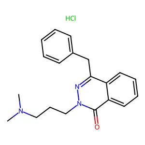1(2H)-Phthalazinone, 4-benzyl-2-(3-(dimethylamino)propyl)-, hydrochloride structure