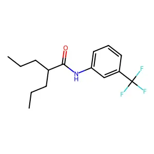 m-Valerotoluidide, 2-propyl-alpha,alpha,alpha-trifluoro- structure