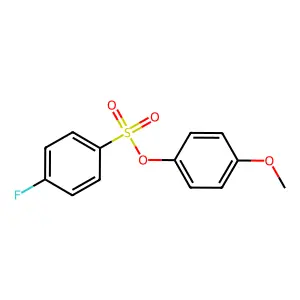 4-Methoxyphenyl 4-fluorobenzenesulfonate structure