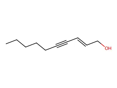 Dec-2-en-4-yn-1-ol structure
