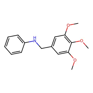 N-(3,4,5-trimethoxybenzyl)aniline structure