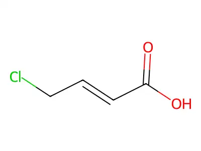 4-Chloro-2-butenoic acid structure