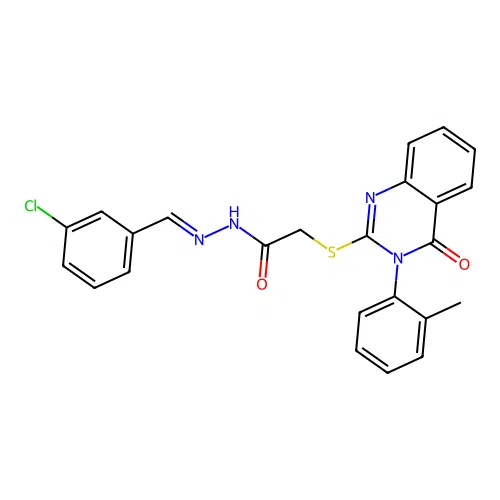 C24H19ClN4O2S structure