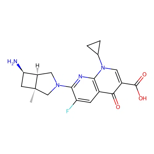 Ecenofloxacin structure