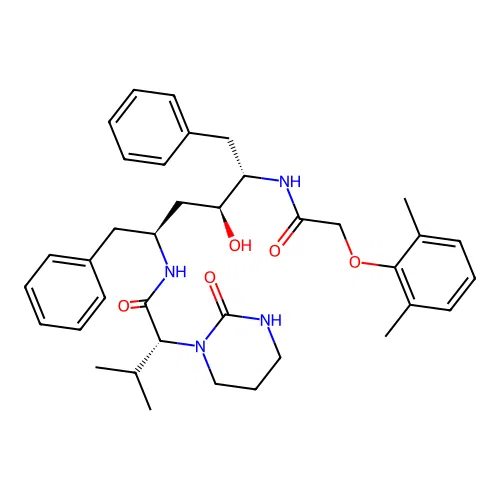 Lopinavir, D-valine diastereomer- structure