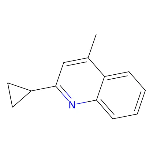 2-Cyclopropyl-4-methylquinoline structure