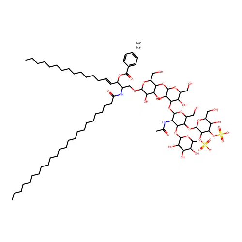 2,3-disulfo-Le(x) pentaosylceramide structure