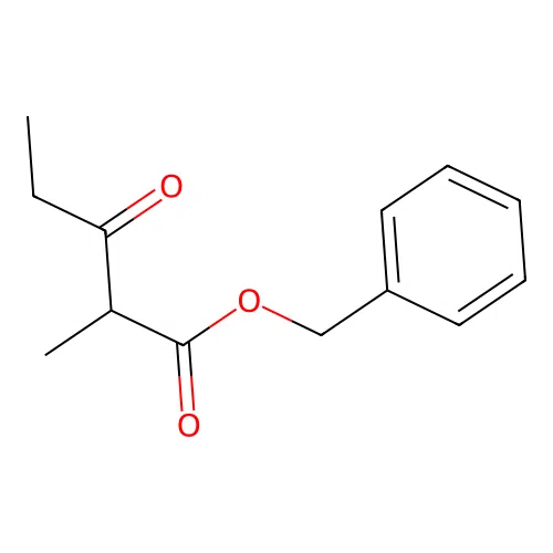 Pentanoic acid, 2-methyl-3-oxo-, phenylmethyl ester structure
